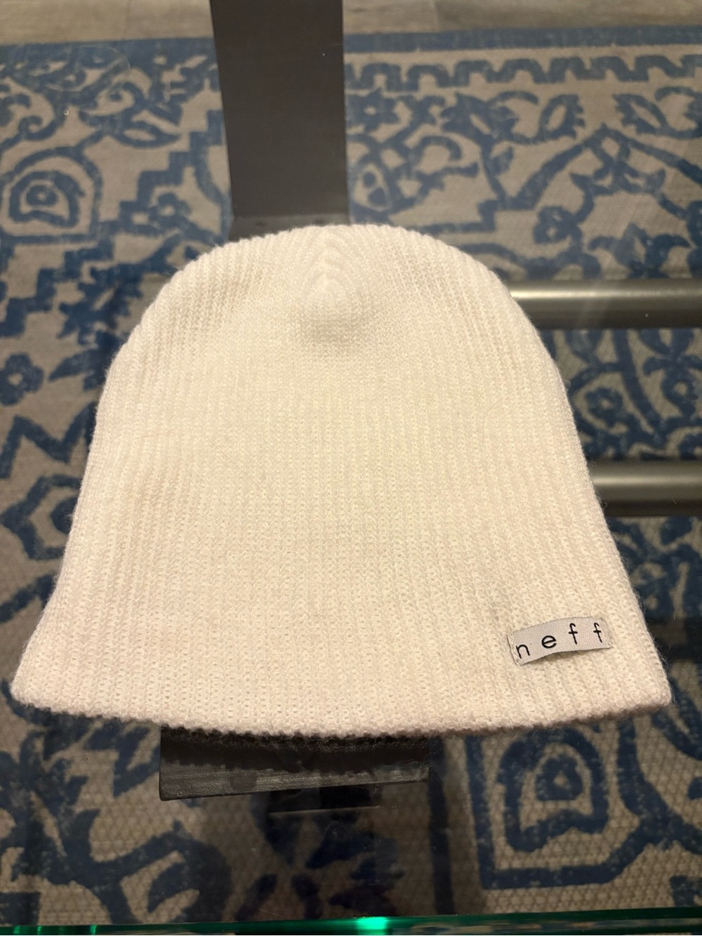 White neff beanie